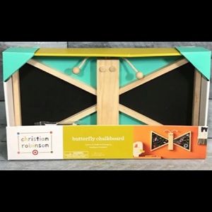 Wood Butterfly Chalkboard - Christian Robinson (16.5” x 9”)